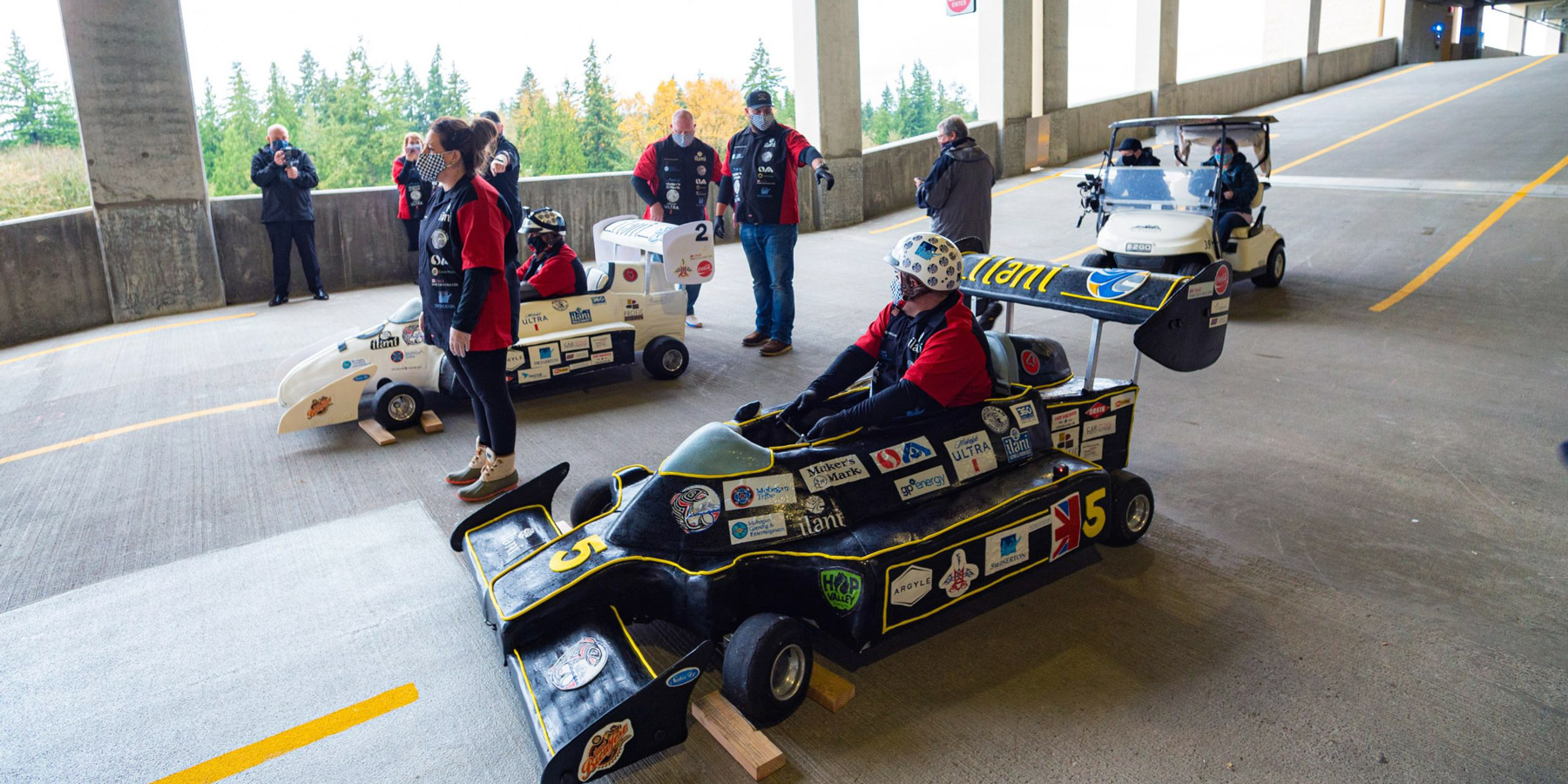 Guinness World Record for fastest edible car.
